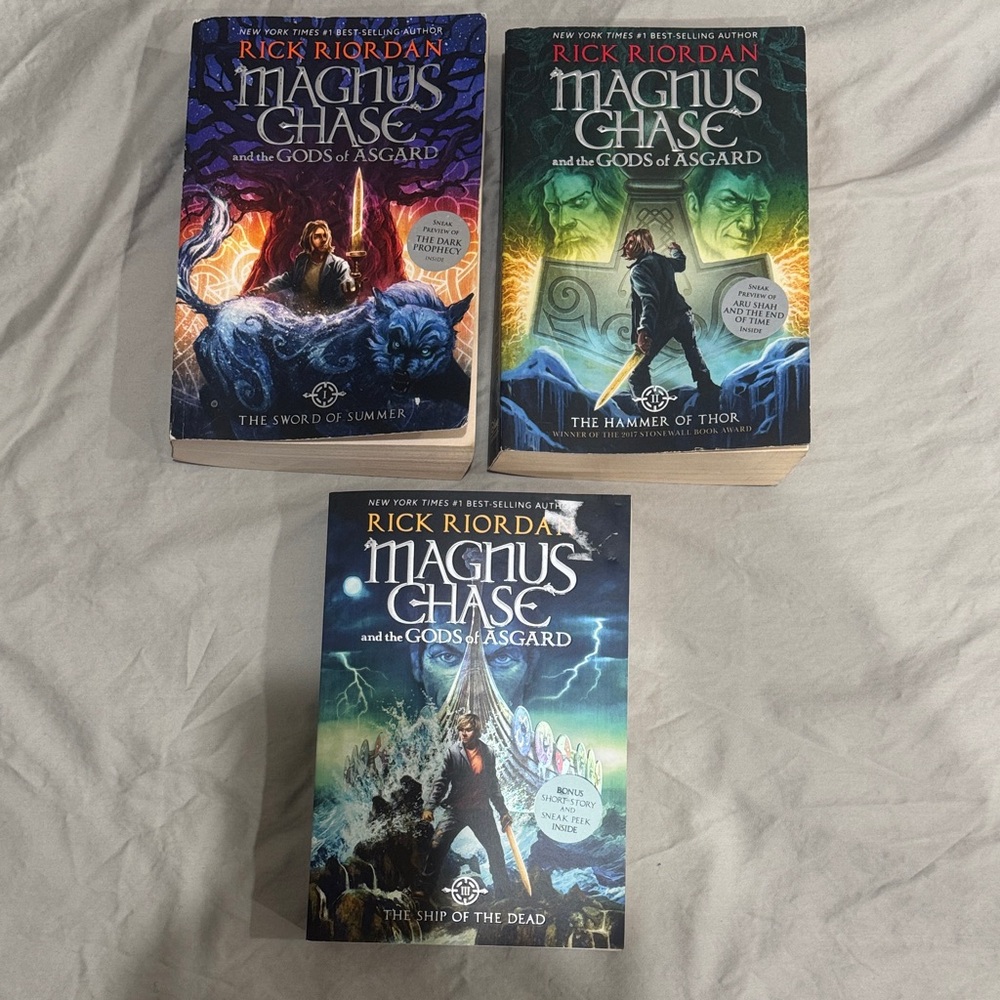 Magnus Chase and the Gods of Asgard Book Set
